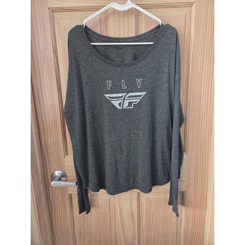 Fly Racing Women’s Grey Long Sleeve Shirt